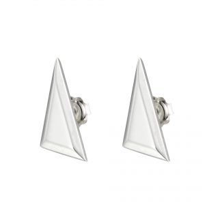sterling silver native Indian Triangle stud earrings