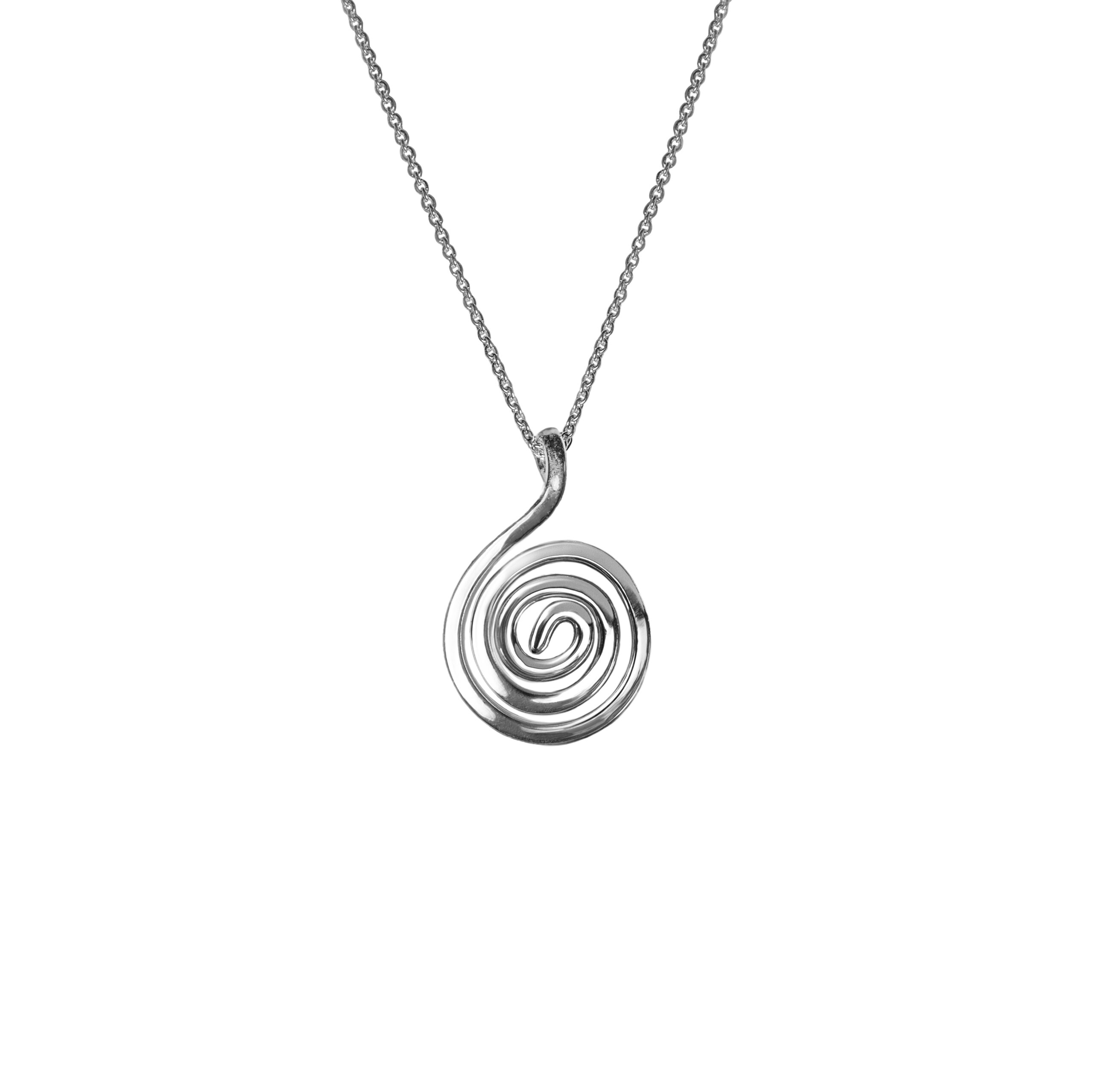 Silver circle of life necklace